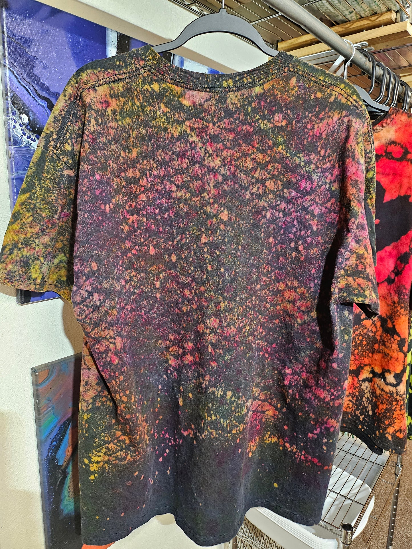 "Toxic Mesh" - Streetwear Reverse Dye T-Shirt