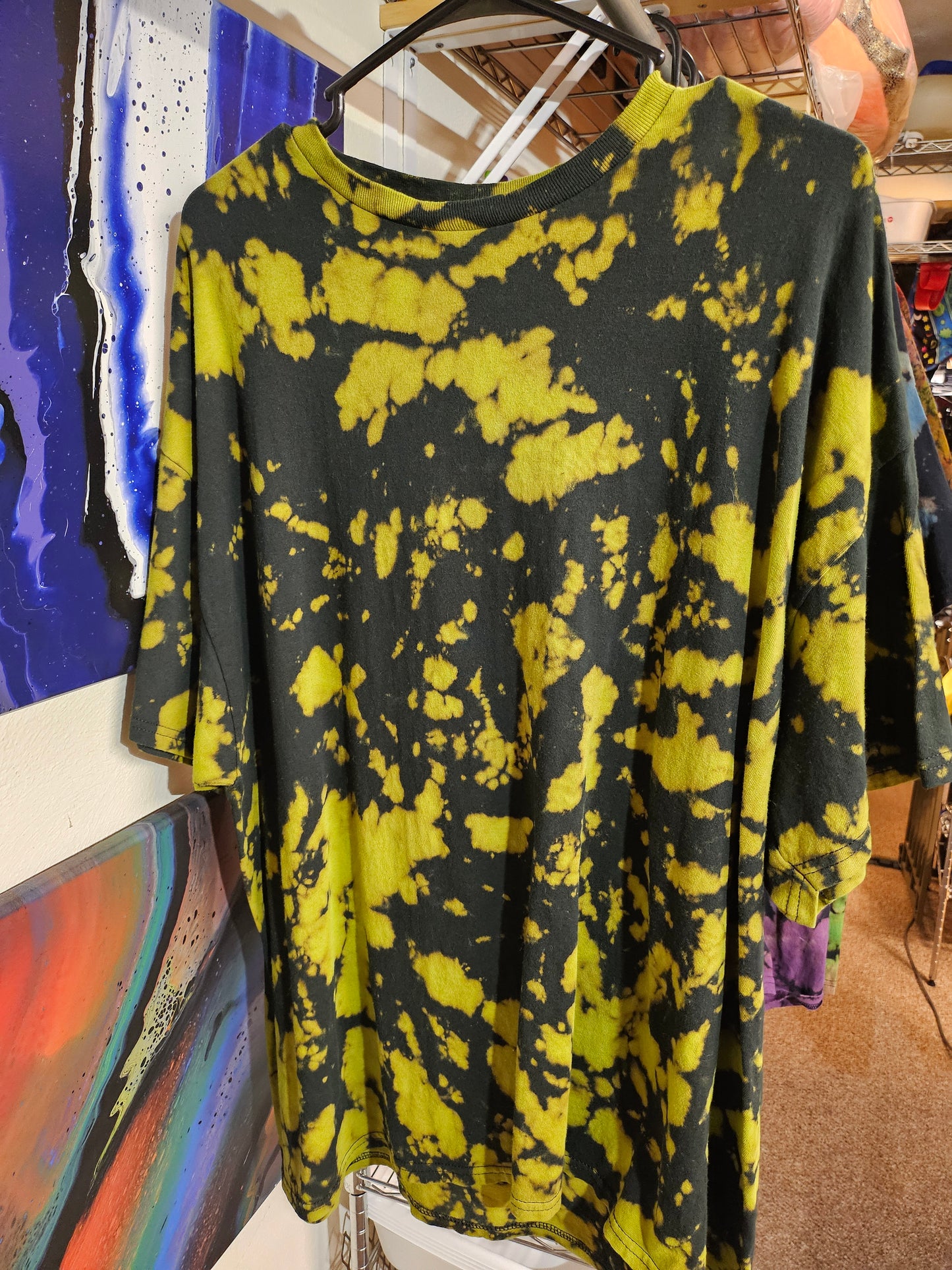 "Toxic Splash" - Streetwear Reverse Dye T-Shirt