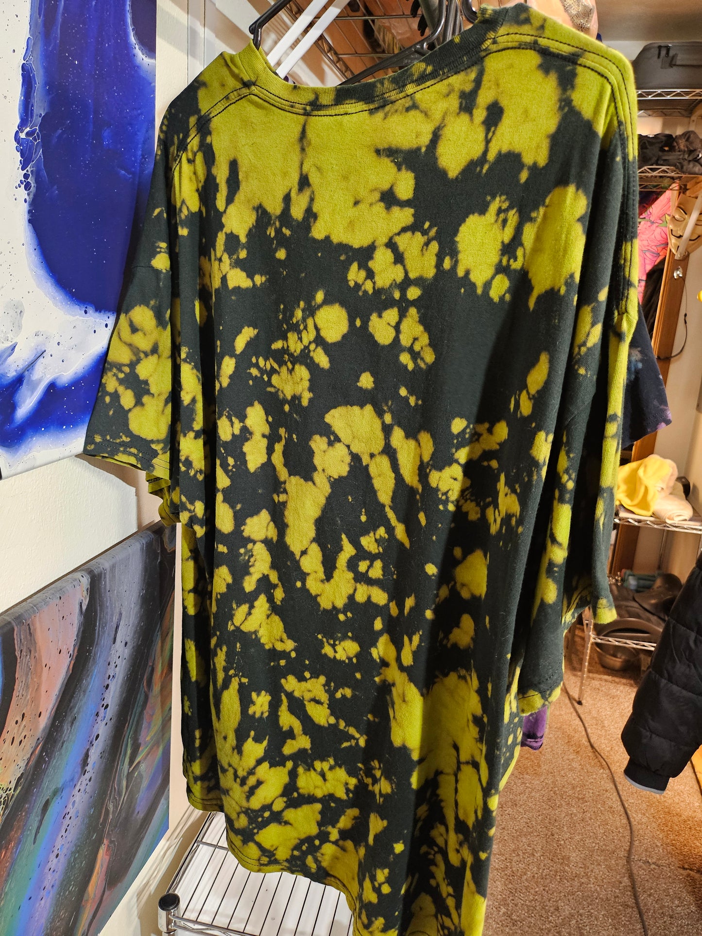 "Toxic Splash" - Streetwear Reverse Dye T-Shirt
