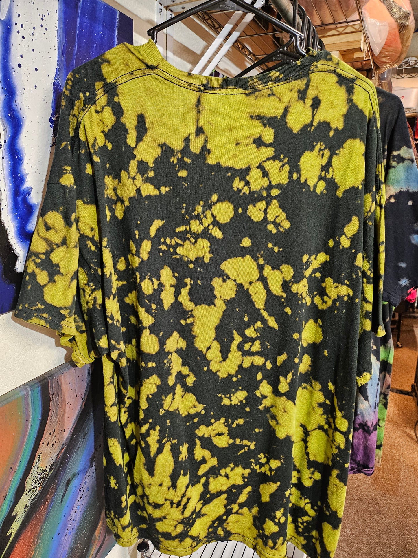 "Toxic Splash" - Streetwear Reverse Dye T-Shirt