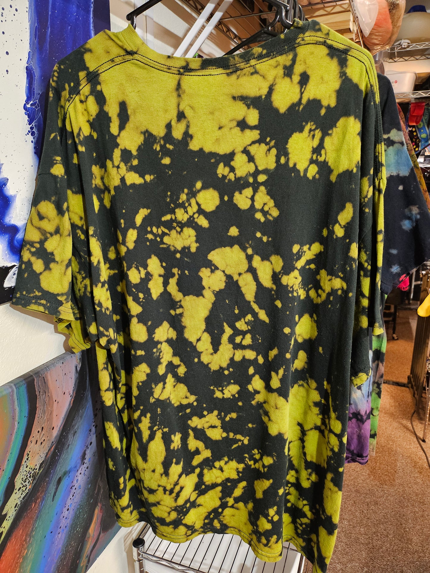 "Toxic Splash" - Streetwear Reverse Dye T-Shirt