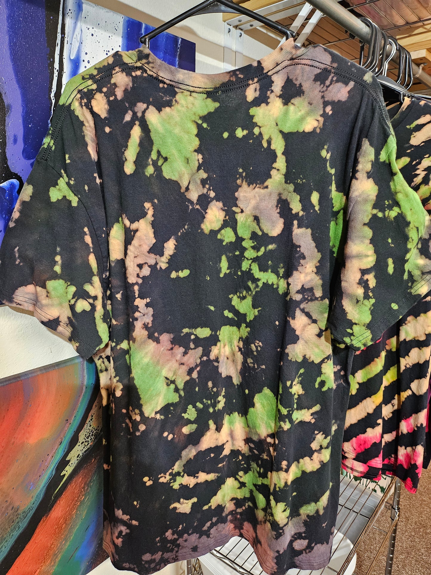 "Camo Splash" - Streetwear Reverse Dye T-Shirt
