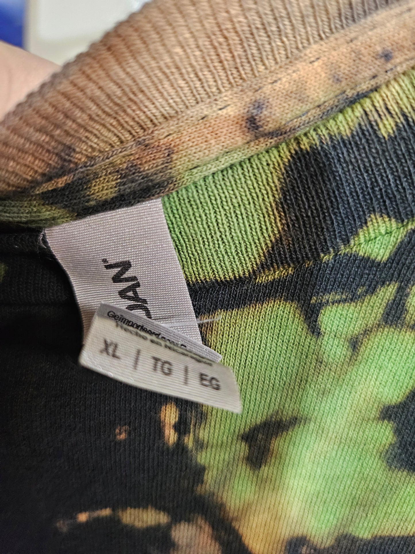 "Camo Splash" - Streetwear Reverse Dye T-Shirt