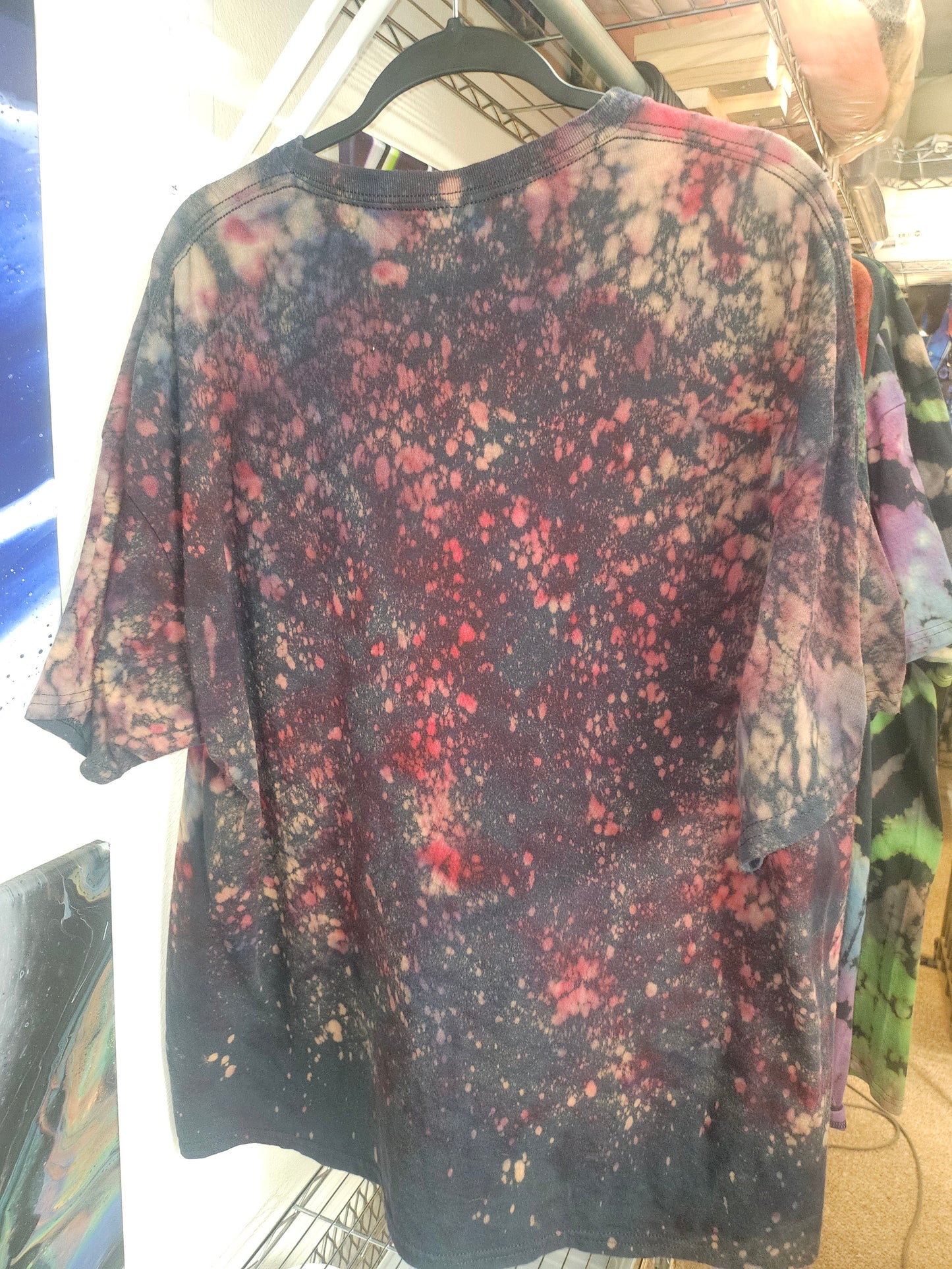 "Caged Heart" - Streetwear Reverse Dye T-Shirt