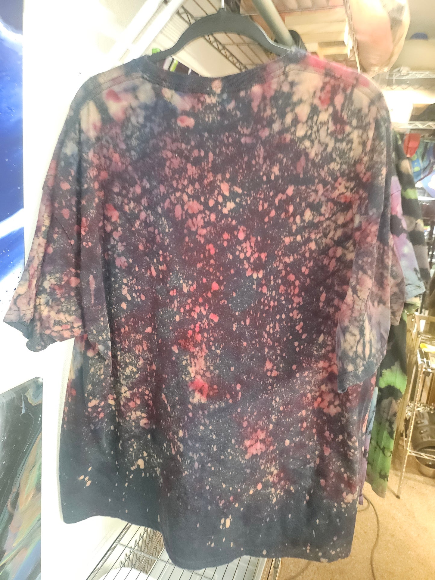 "Caged Heart" - Streetwear Reverse Dye T-Shirt
