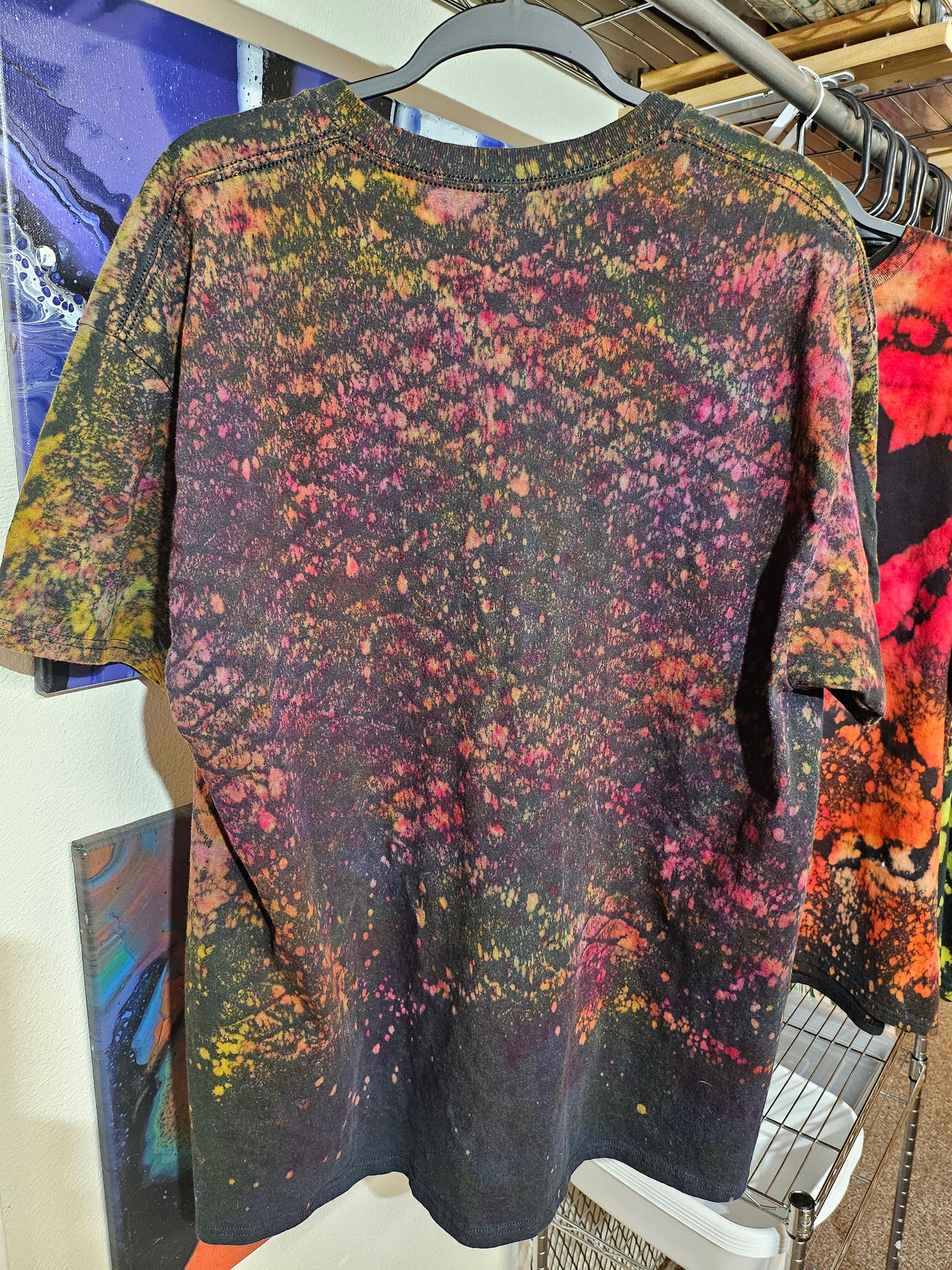 "Toxic Mesh" - Streetwear Reverse Dye T-Shirt