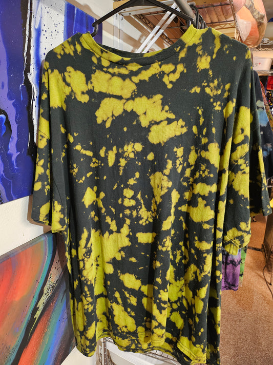 "Toxic Splash" - Streetwear Reverse Dye T-Shirt